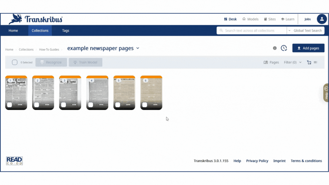 Baseline Settings - Newspapers