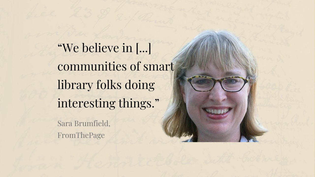 How FromThePage enhanced their transcription platform with the Transkribus API