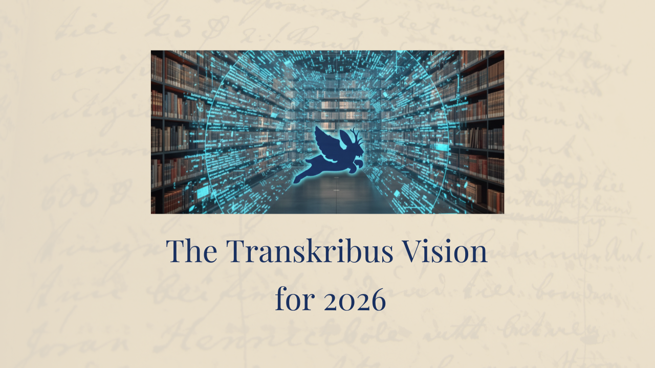 Bringing AI back to the community: The Transkribus vision for 2026